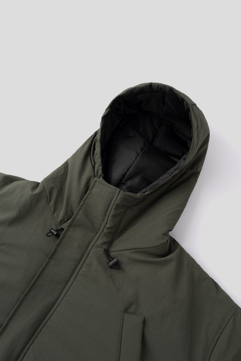 Michigan Patch Two-Way Hooded Padding Jacket (3 Colors)