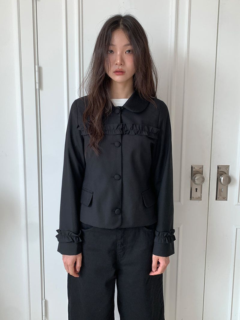 JAZZ THE ORDER（ジャズ ザ オーダー）の「ROUND COLLAR FRILL JACKET (2C)（Jackets/Outerwear）」