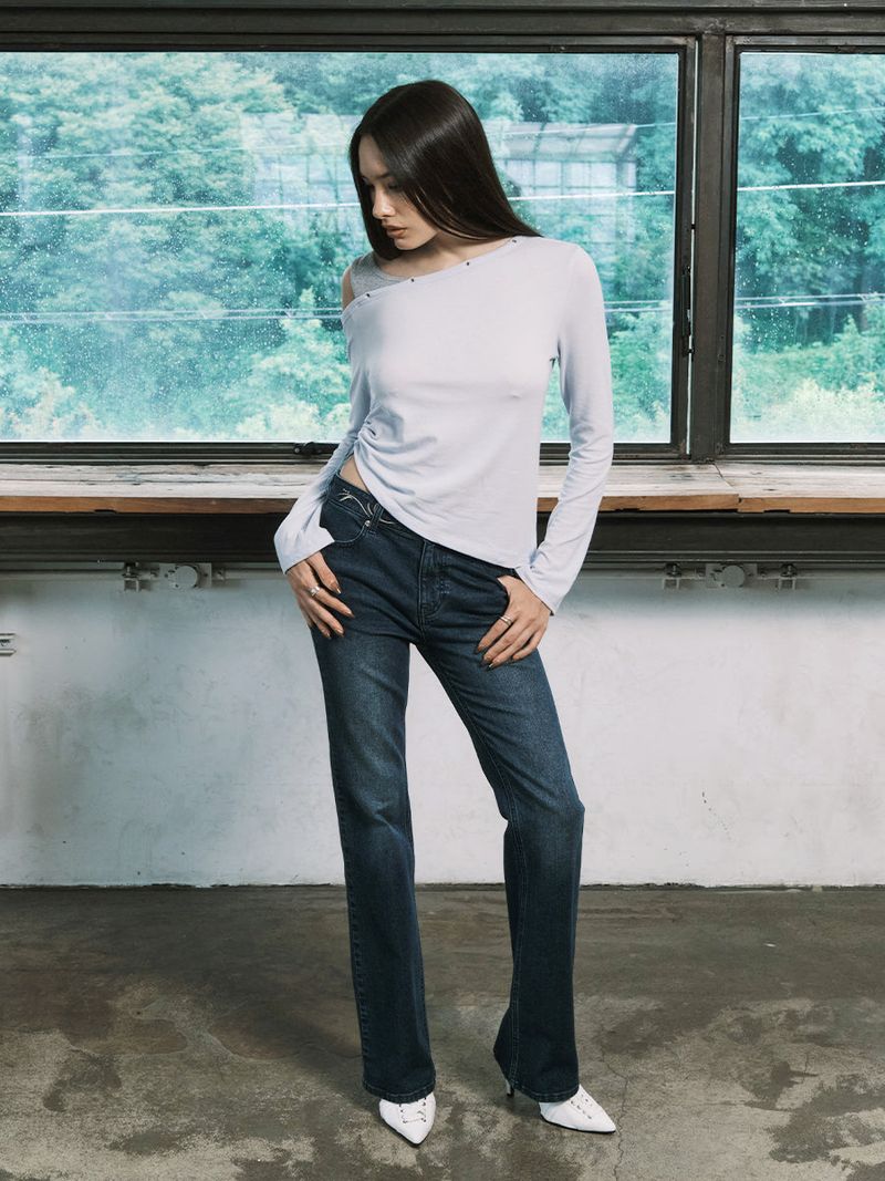 SMOKIN BADDIE DENIM PANTS (INDIGO)
