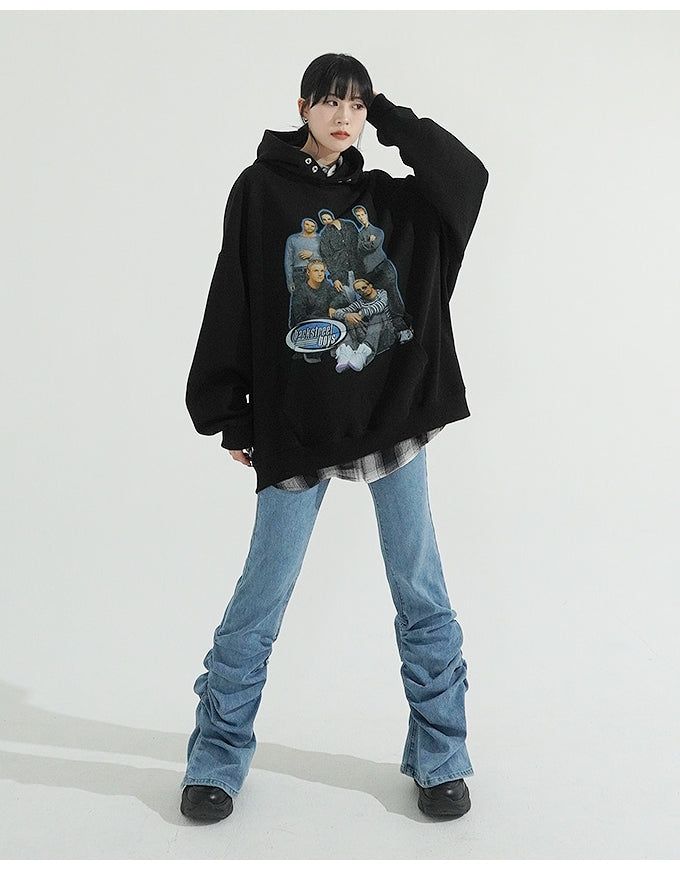 Wrinkle Slim Spandex Boots-cut Pants