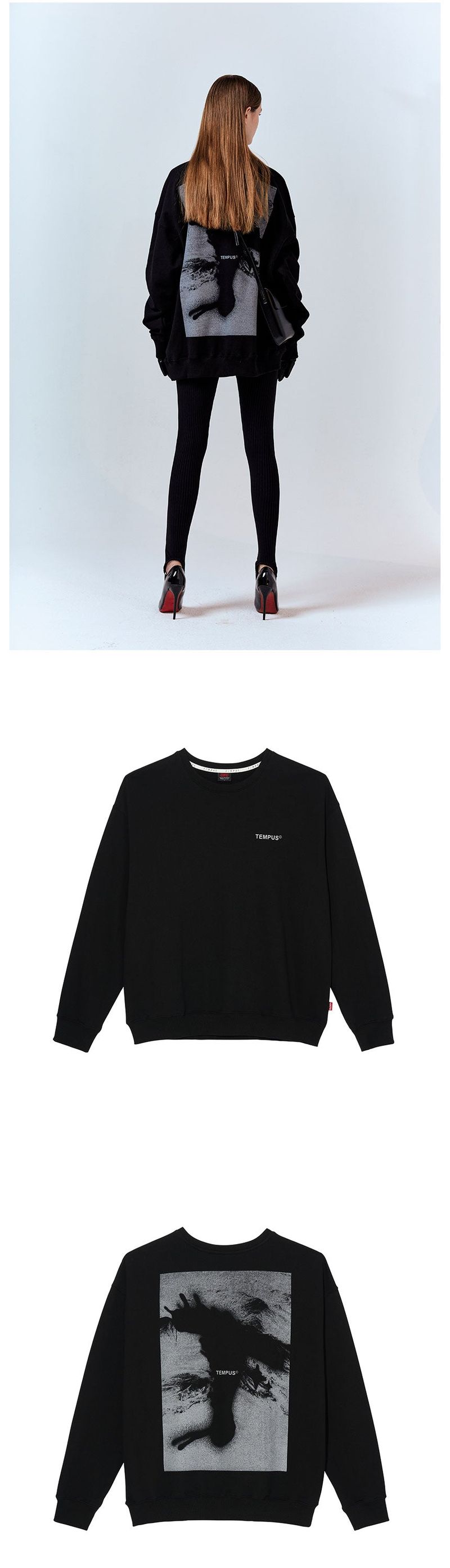 JETLAG SWEATSHIRTS [BLACK]