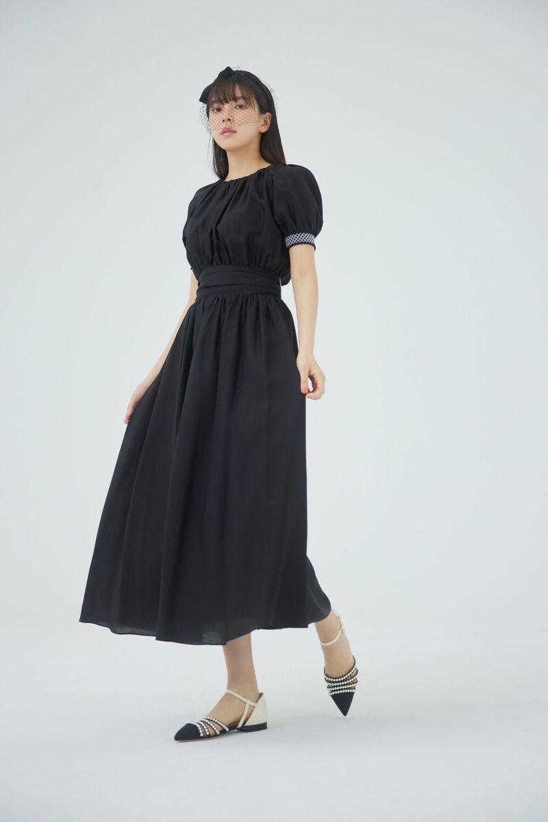 NO.4 DRESS - BLACK