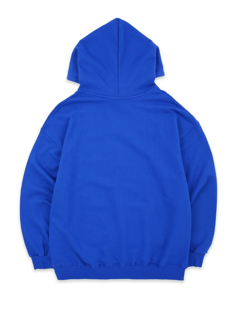 Basic_Logo Hooded Sweatshirt BLUE