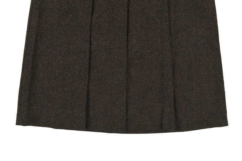 [LINE] Wool Blend Pleats Skirt
