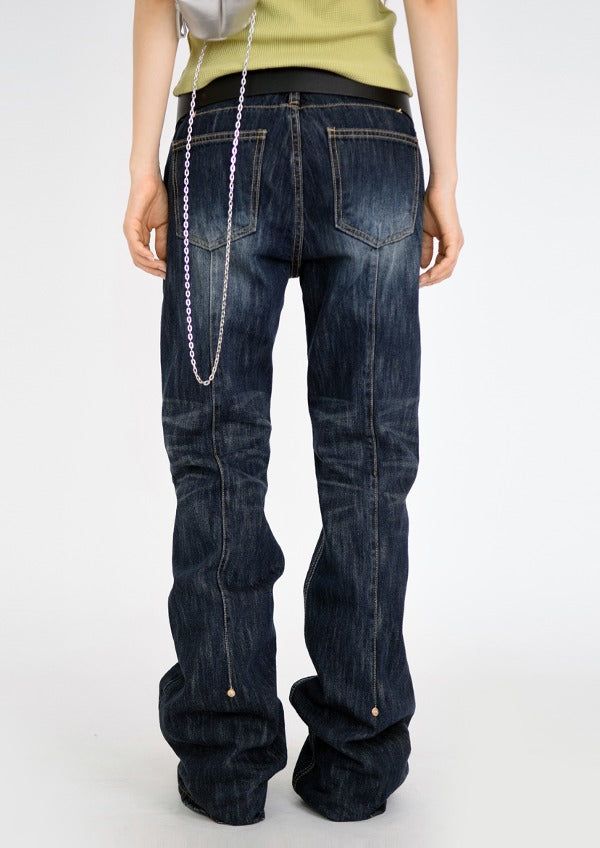 privatelookbook（プライベートルックブック）の「back rivet boots cut denim pants（Pants）」