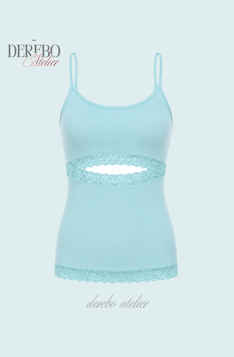 Edge Open Lace Sleeveless Top