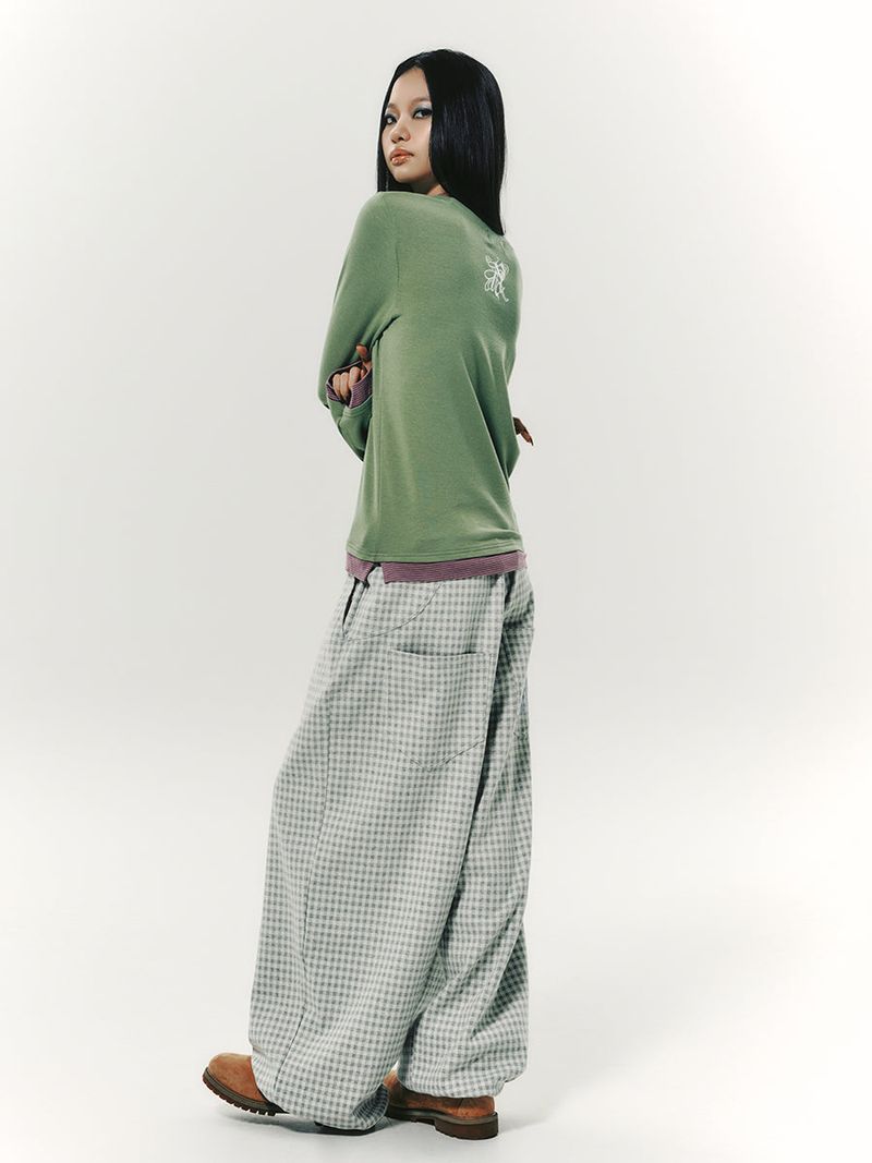 EMBLEM LAYERED L/S GREEN