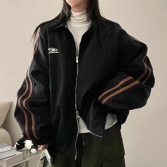 Vessel Track King Oversized Washing Leather Jacket