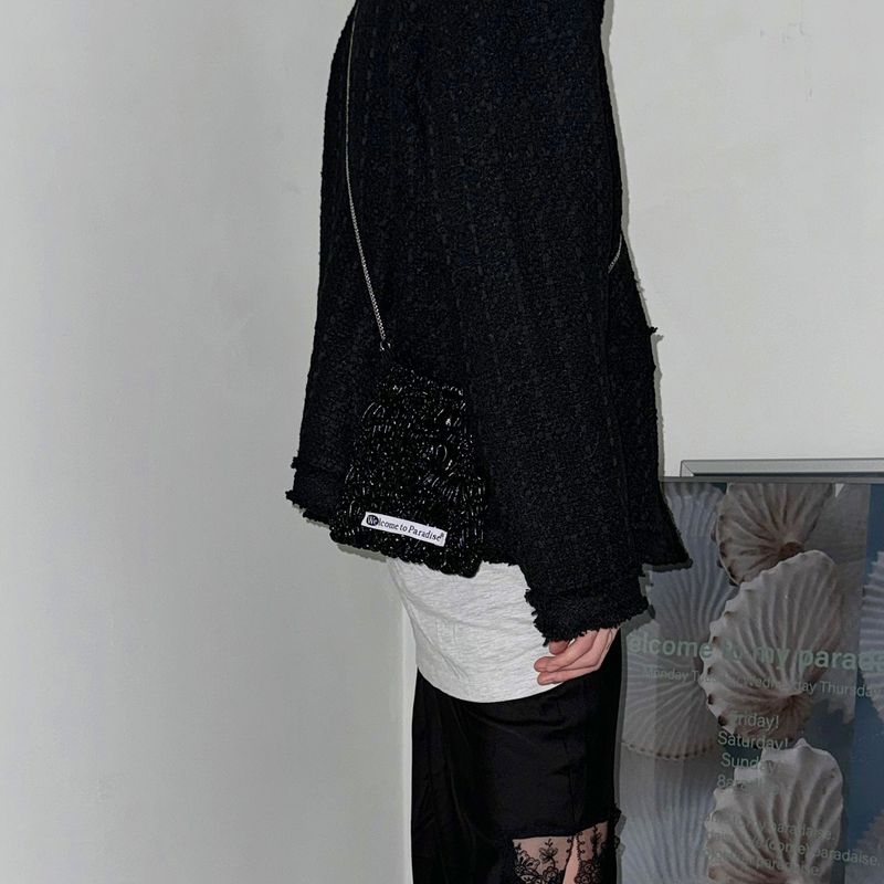 Sha-pei Rumple Bag (Black)