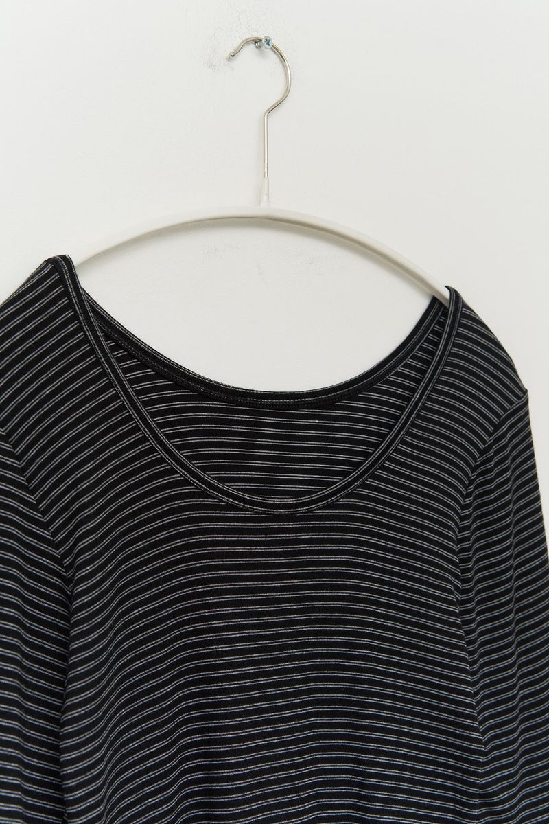 (W) Ash Striped Top