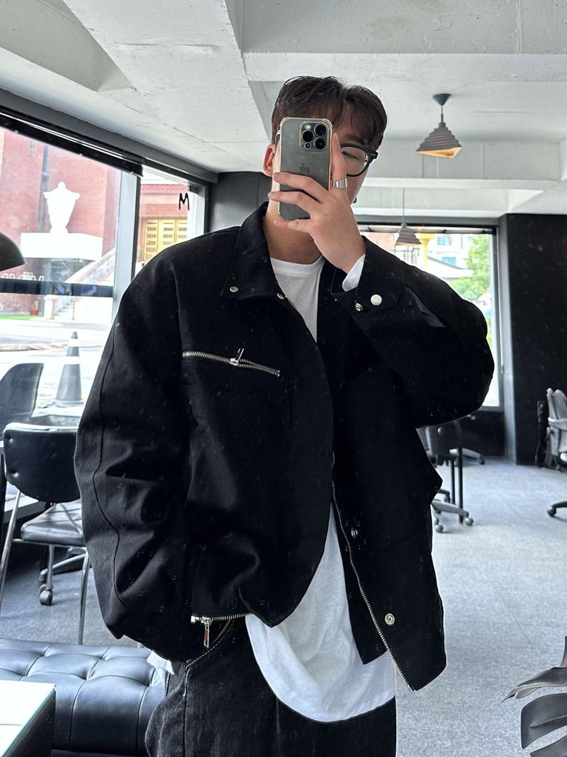 ninty percent two way zipper jacket