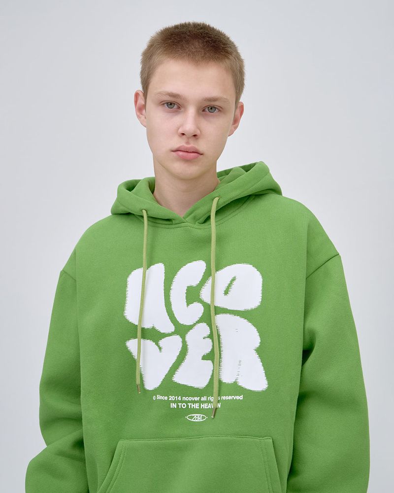 POINTAGE LOGO HOODIE - OLIVE GREEN