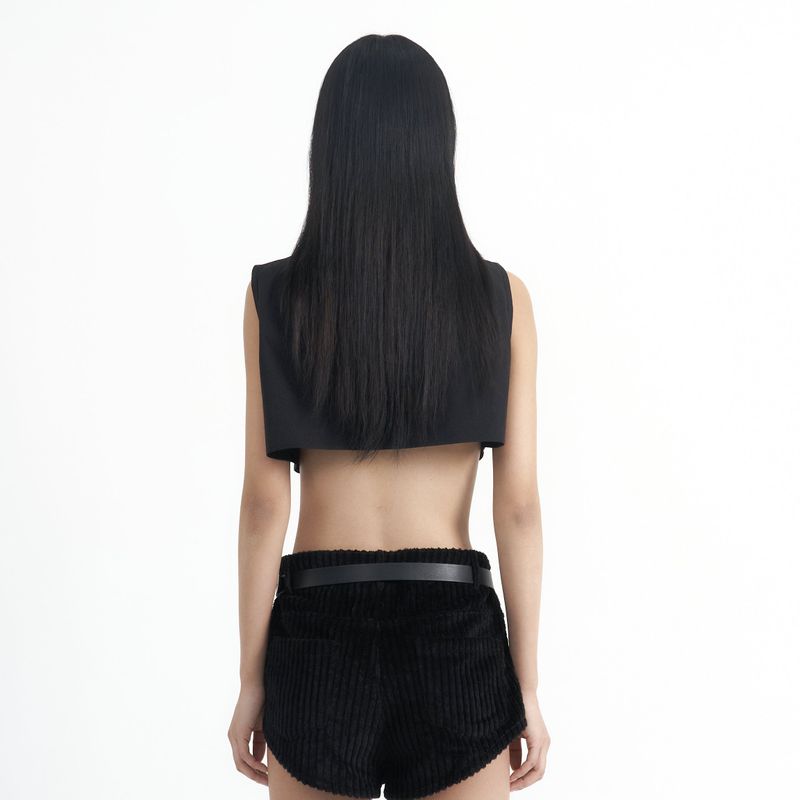 Unballanced Collar Top