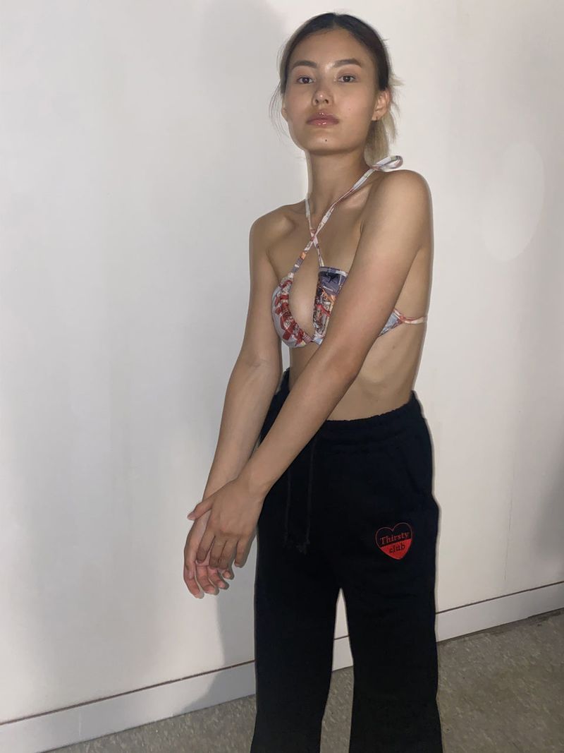 Thirsty Club（サースティー クラブ）の「Basic sweat pants - Black（Pants）」