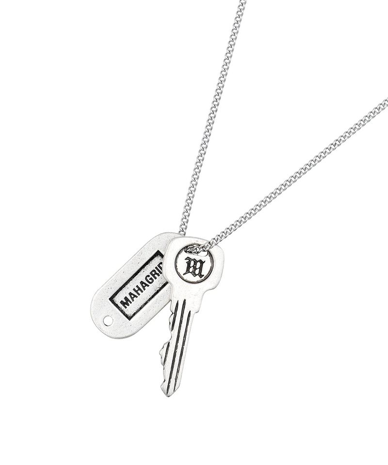 mahagrid(マハグリッド)の「M KEY DOG TAG NECKLACE_SILVER(Accessories)」