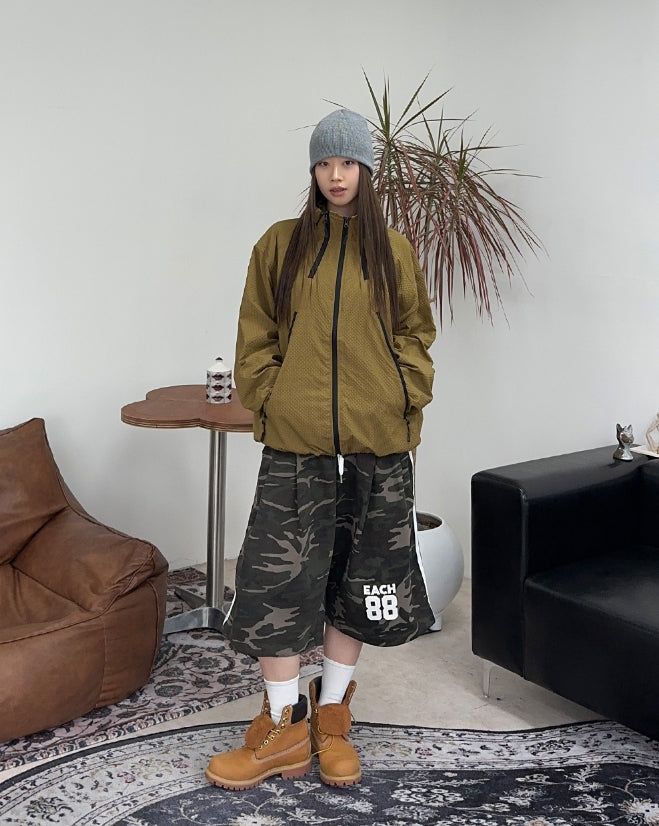 Raven Multi-Zipper Check Jacket