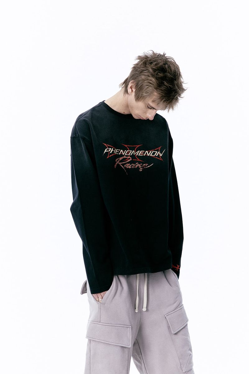 PHENOMENON L/S TEE (BLACK)