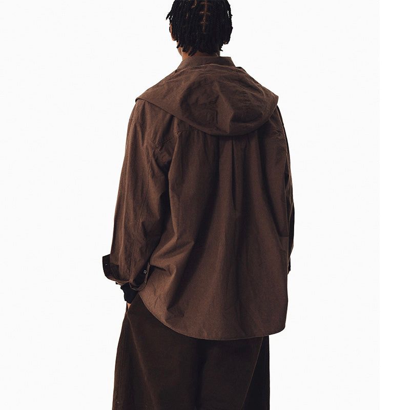 HOODED SHIRT