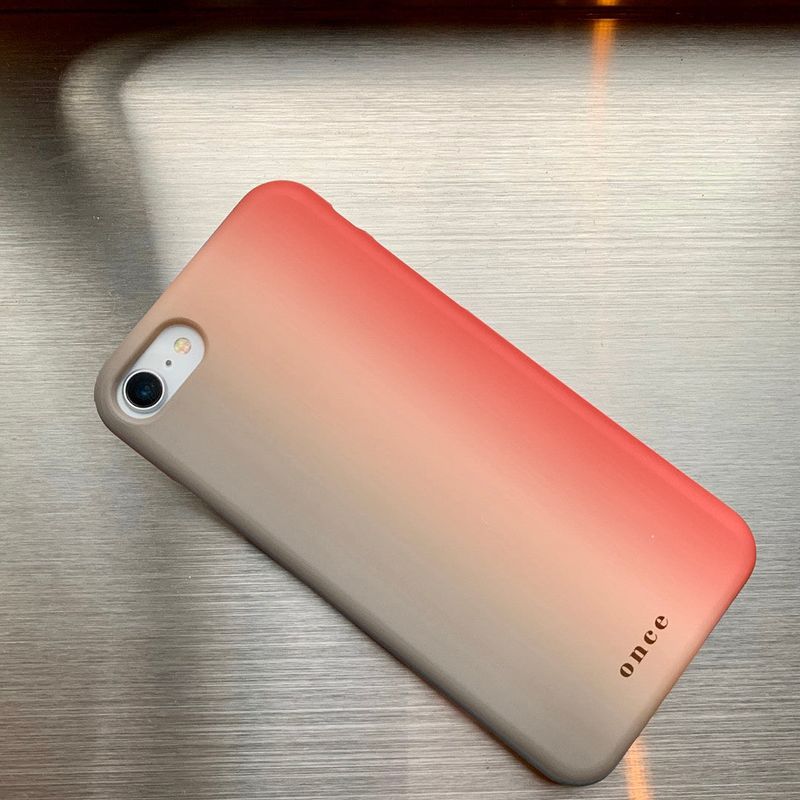 ONCESTUDIO(オンセスタジオ)の「(glossy) 03 brown gray gradation phone case(Smartphone Accessories)」