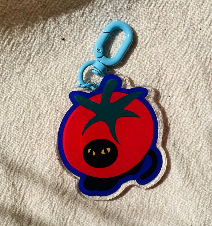  Keychain | Black Cat Tomato