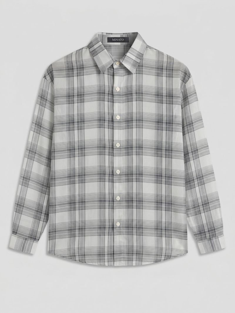 Er See-Through Summer Check Shirt