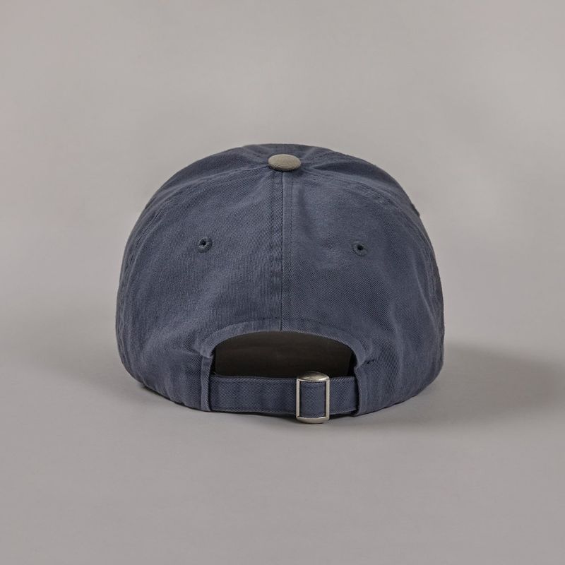 ウォッシードロゴボールキャップ (BlueGrey/Beige)