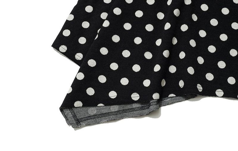 DOT SYMBOL UNBALANCED SKIRT