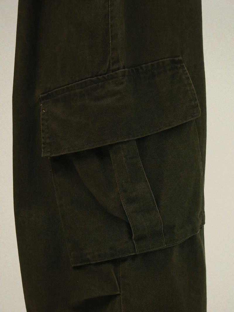 LA Stone Washing Pigment Cargo Pants