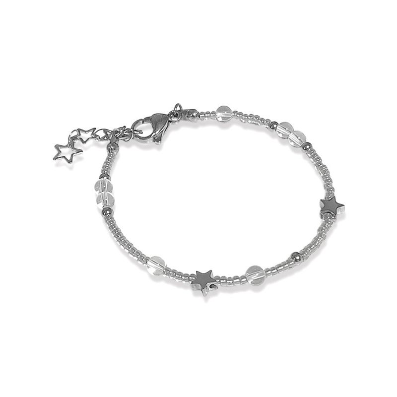 RUNARING（ルナリング）の「オールサージカルスチール製スタービーズボールブレスレット（アクセサリー）」