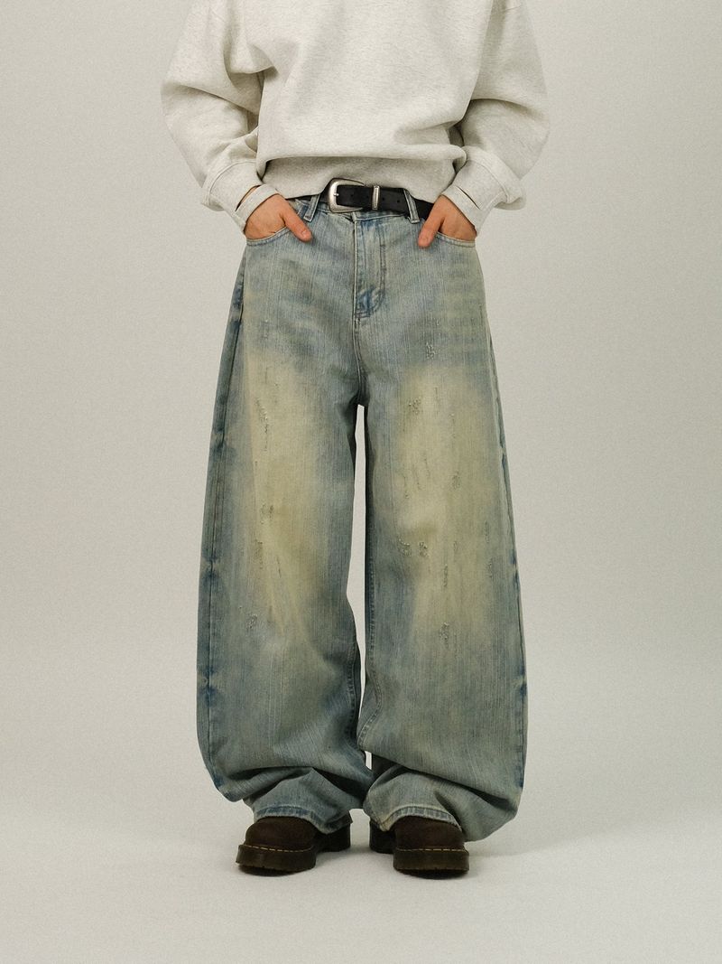 TD Yellow Washing Wide Denim