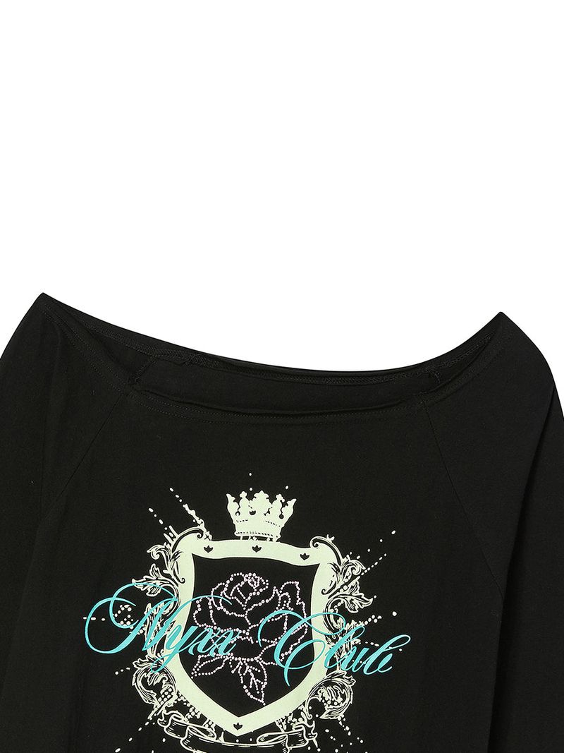 NYXX CLUB OFF SHOULDER L/S BLACK