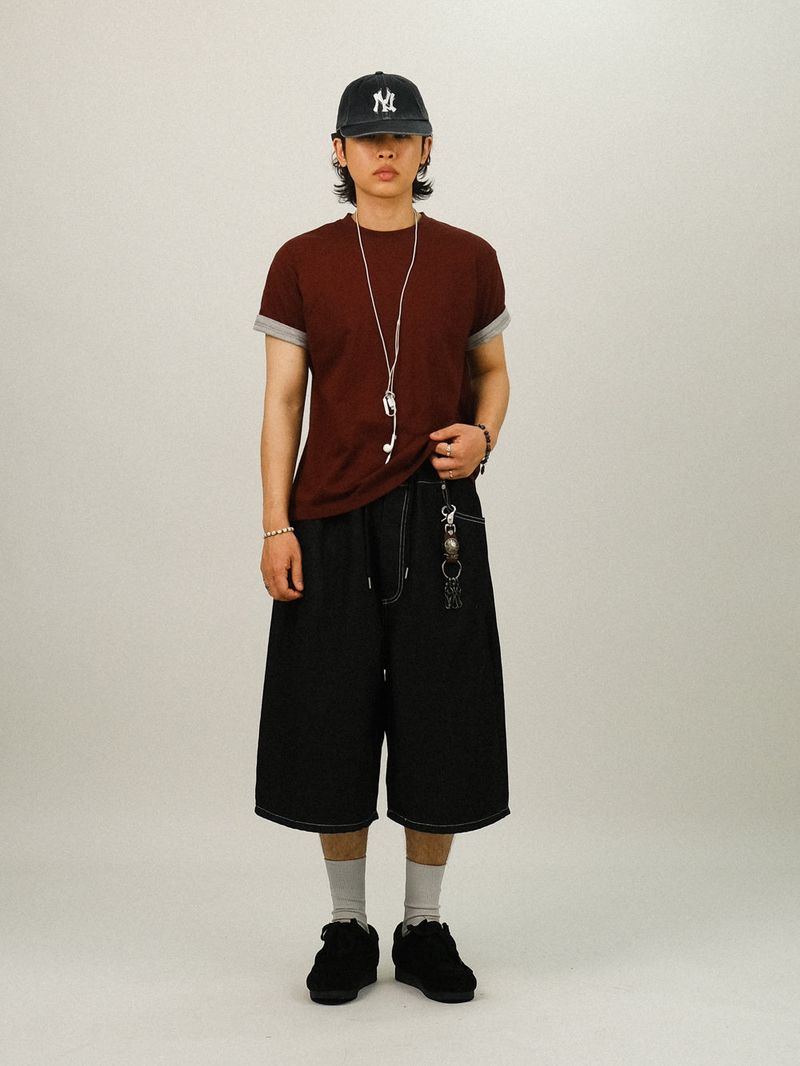 HA Roll-up Layered Muscle Fit 1/2 T