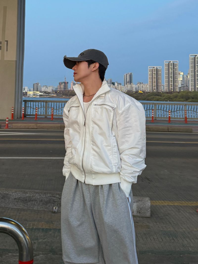 Banded ma-1 windbreaker