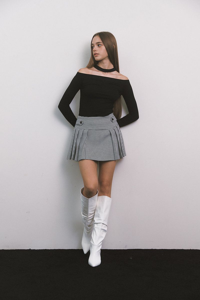 Off Shoulder Top Black