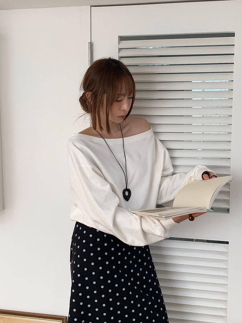 [MADE] Polyton Dot Skirt