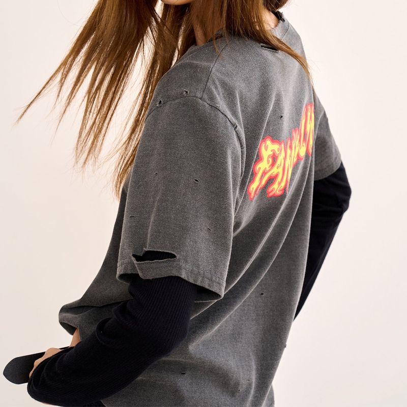 Fire Logo Vintage T