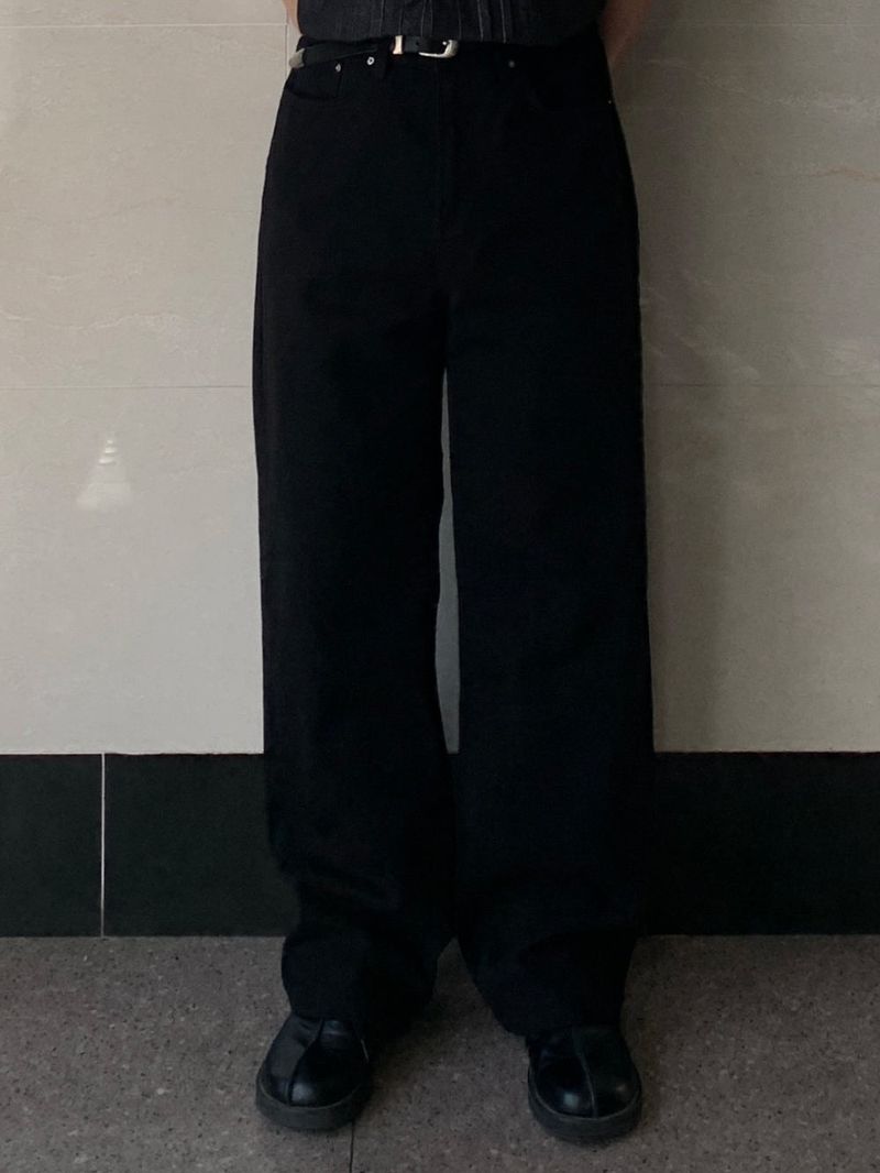 Titrue Back Pocket Wide Pants