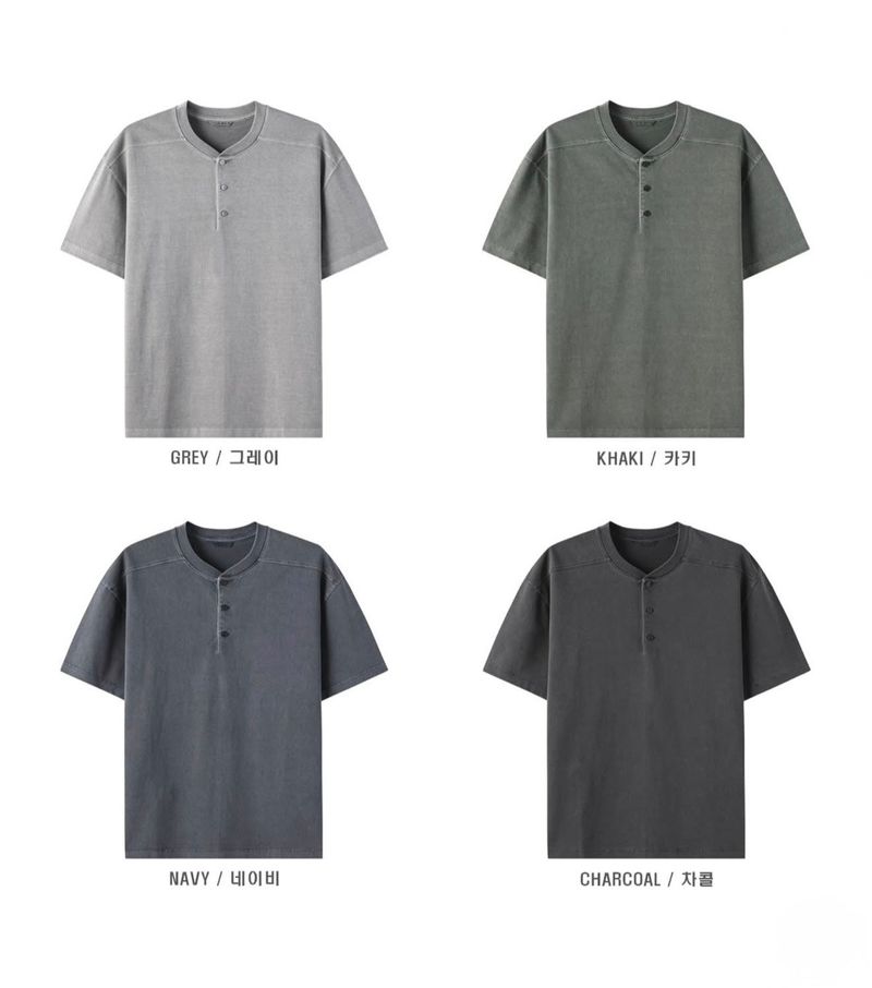Dark Haze Henley Shirt