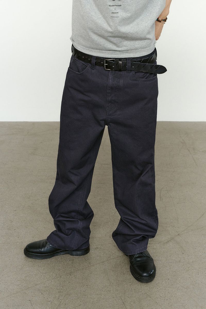 ローライズ フィット カチオン レギュラー パンツ(Washed Navy)