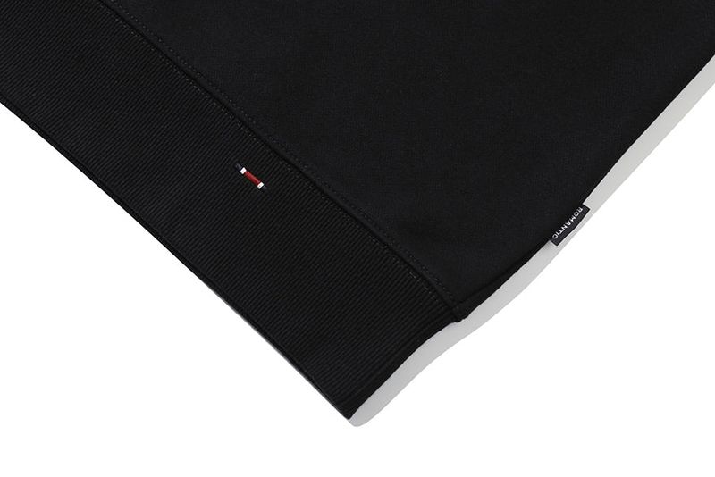 FLOWER RIBBON SWEAT SHIRT_BLACK