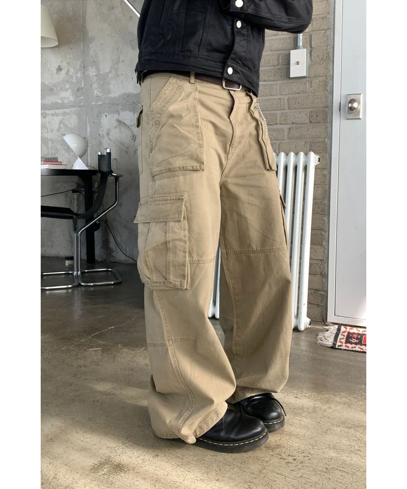 Washing Fatigue Cargo Pants