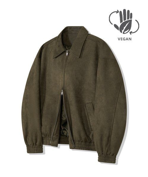 standard error（スタンダードエラー）の「87-STAN009 [Vegan Suede] Standard Blouson Suede Jacket KHAKI（）」