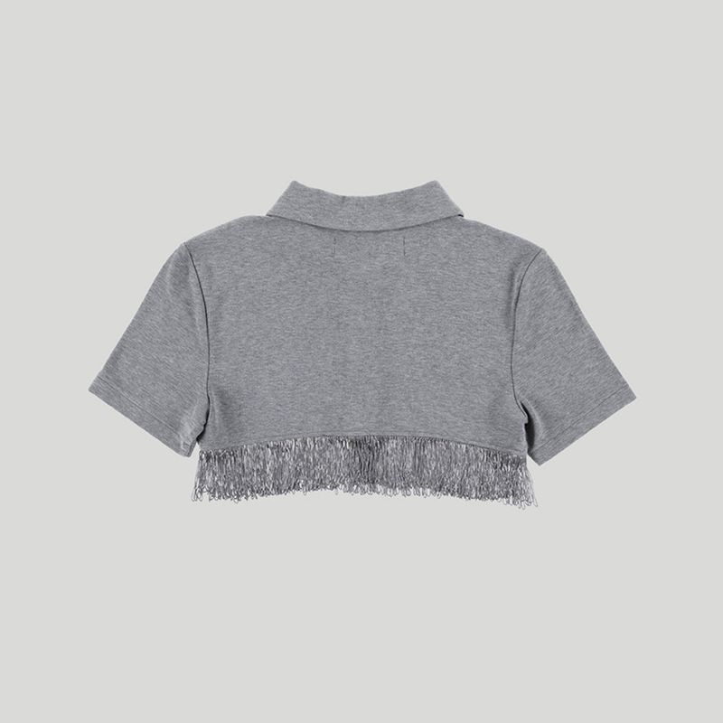 FRINGE CROP POLO