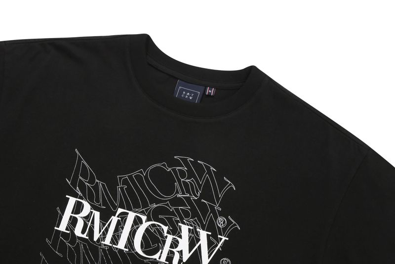 WAVE LOGO TEE SHIRT_BLACK