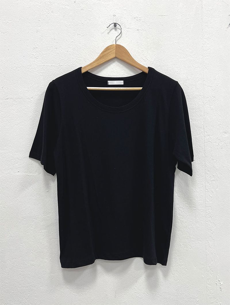 AIR U-NECK LOOSE TEE (5C)