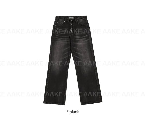 5-BUTTON WASHED DENIM