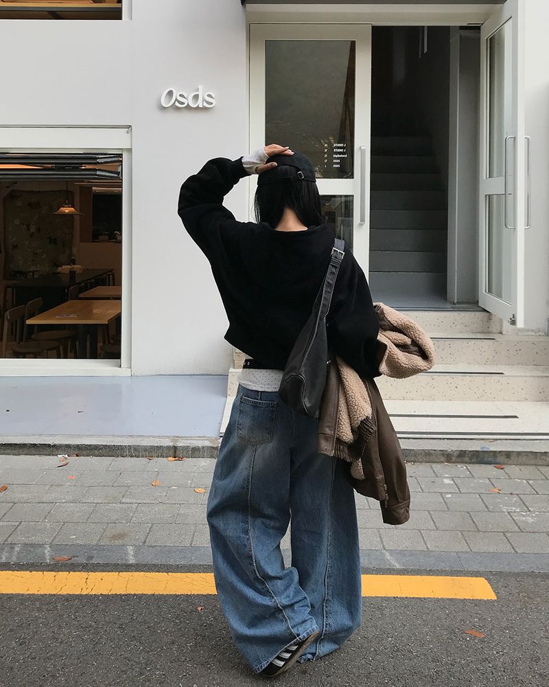 [ORIGINAL] Tibet 2-Way Cropped Hood Zip-Up