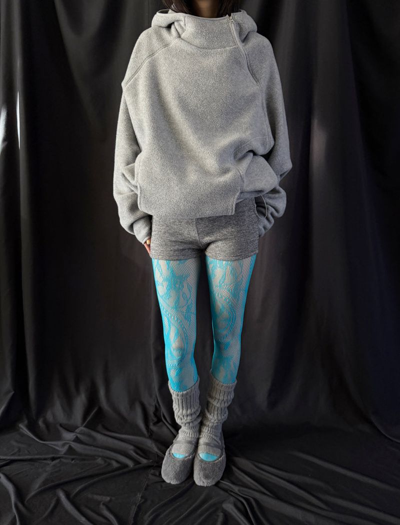 martini blue netting stocking 