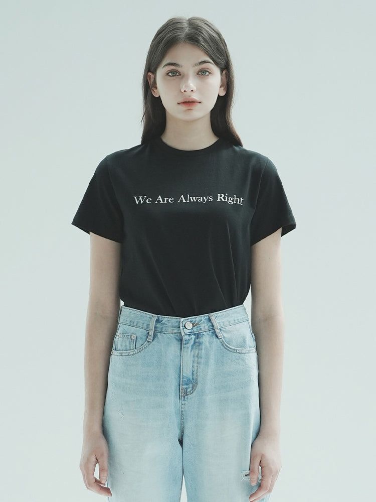WAAR(ワル)の「T1008 LETTERING T-SHIRT_BLACK(Tops)」