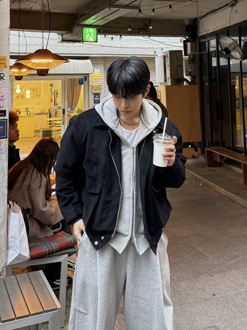 (fleece ver)アンバランストレーニングパンツ